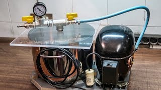 DIY Vacuum Pump And Chamber [upl. by Omrellig]