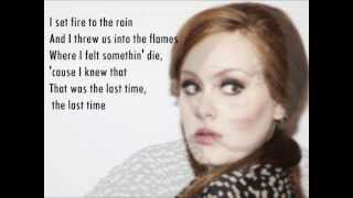 Adele  Set Fire To Rain Acapella version with Lyrics [upl. by Eal]