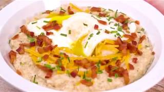 Bacon Cheddar Savory Oatmeal [upl. by Horatio]