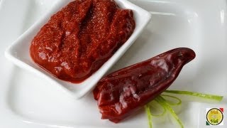 Red Chilli Paste  By Vahchef  vahrehvahcom [upl. by Aranat955]