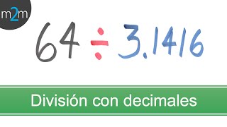 División de números con punto decimal │ ejercicio 2 [upl. by Braswell]