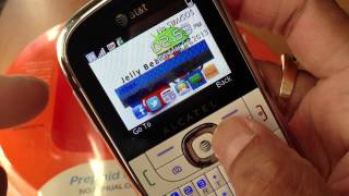 Atampt prepaid phone Alcatel 871a go phone Review [upl. by Angel]