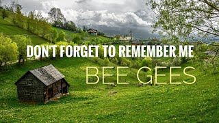 Bee Gees   DONT FORGET TO REMEMBER  With Lyric [upl. by Inohtna]