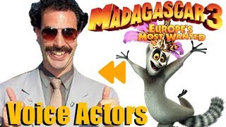 quotMadagascar 3quot Voice Actors and Characters [upl. by Roderich]