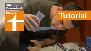 Tutorial Nasenduschen richtig nutzen  Tipps amp Test der Stiftung Warentest [upl. by Adlin]