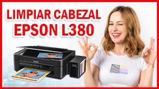 LIMPIEZA DE CABEZALES EPSON L380 [upl. by Sahcnip]