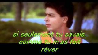 Kuch kuch hota hai lyrics french kajol and shahrukh khan [upl. by Ranip]