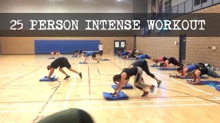 Group Fitness  25 Person Workout [upl. by Witte564]