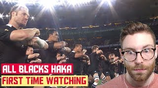 American REACTS to ALL BLACKS HAKA for first time [upl. by Shanly]