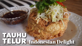 Super Yummy Indonesian Recipe Tauhu Telur  Fried Egg w Tofu [upl. by Telracs]