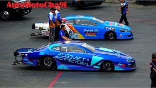 NHRA Pro STOCK RACING 210mph Chicago Route 66 Raceway [upl. by Meuse88]