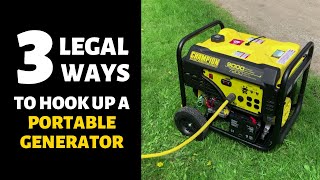 Choosing a Backup Generator Plus 3 LEGAL House Connection Options  Transfer Switch and More [upl. by Dael203]