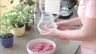 How To Make Rissoles With Mince  Veal Meat Makes It Special [upl. by Eizus]