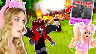 Playing JENNA STORY Roblox [upl. by Shaylynn822]