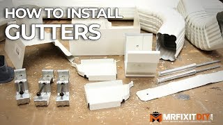 HOW TO INSTALL GUTTERS  A DIY GUIDE [upl. by Innavoig]