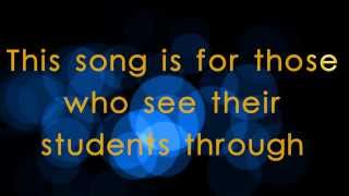 LYRICS You Have Made A Difference  A Teacher appreciation song [upl. by Yemaj]