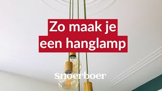 Hoe maak ik een hanglamp  Snoerboer [upl. by Taka297]