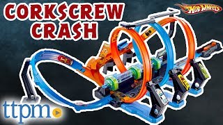 Hot Wheels Corkscrew Crash from Mattel [upl. by Aserehs]