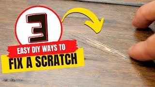 3 DIY Ways to Fix a Scratch in Hardwood Floors [upl. by Ocir550]