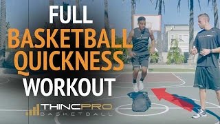 Quickness Explosiveness First Step Speed Drills for Basketball Full Basketball Workout [upl. by Fihsak318]