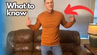 Coofandy Slim Fit Turtleneck Review [upl. by Kcirrek]