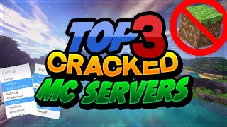 TOP 3 BEST CRACKED SERVERS TO HACK ON Bad Anticheat  2021 Minecraft [upl. by Rauscher]