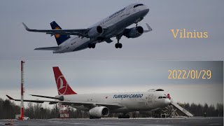 4K Vilnius Airport Spotting 20220129 [upl. by Giah]