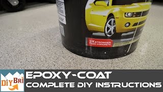 How to Epoxy a Garage Floor  Every Step Explained [upl. by Daph660]