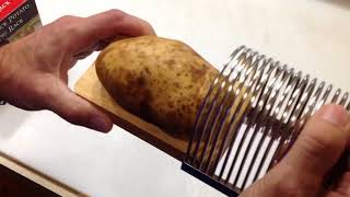 Hasselback Potato Slicer Review Awesome New Cooking Accessory [upl. by Crowe]