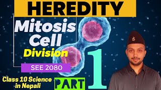 Heredity  Mitosis Cell Division  SEE preparation 2080  Class 10 SCIENCE in Nepali [upl. by Areid]