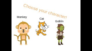 Choose your own character in scratch [upl. by Chiarra]