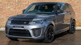 2020 Range Rover Sport 50 SVR  Eiger Grey  Walkaround amp Interior [upl. by Ymerej946]