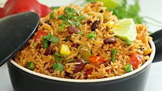 Mexican Rice Recipe  Easy One Pot Meal  How To Make Mexican Rice  Kanaks Kitchen [upl. by Alexine521]