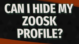 Can I hide my zoosk profile [upl. by Ahsinom39]