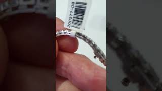 18k white gold diamond tennis bracelet 35ct high colour VS SI1 all pass Idealscope ASET amp HCA [upl. by Hanimay790]