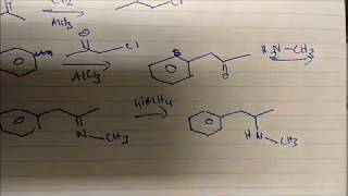 Synthesis of Methamphetamine [upl. by Erlene446]