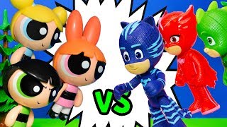 PJ Masks have a Contest with Powerpuff Girls to Save Rapunzel [upl. by Reagan922]