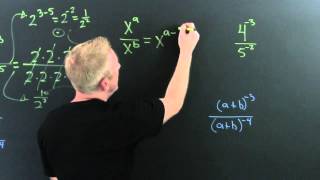 Quotient Rule for Exponents [upl. by Isyad]