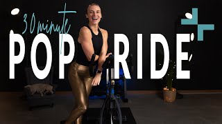 30 Minute FAT BURNING Pop Themed Indoor Cycling Class [upl. by Aylmar689]