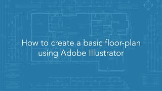 How to create a basic floorplan using Adobe Illustrator [upl. by Firehs]