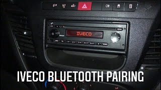 IVECO Bluetooth Pairing [upl. by Roseanne408]