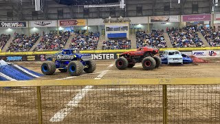 Kicker Monster Truck Show Denver Colorado 112324 Full Show At National Western Complex Show 3 [upl. by Rutra]