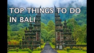 Top Things To Do in Bali Indonesia 2020 4k [upl. by Gardia]