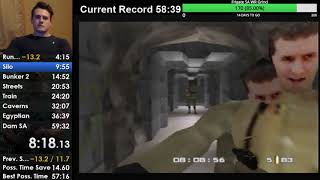 Goldeneye 00 Agent speedrun 3620 world record [upl. by Odirfliw]