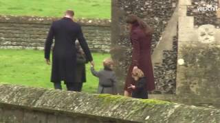 Prince William amp Catherine spend Christmas in Bucklebury with the Middletons [upl. by Adnerol100]