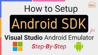 How to setup Android SDK for Visual Studio Android Emulator step by step [upl. by Orms]