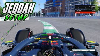 F1 22 JEDDAH HOTLAP  SETUP 127422 [upl. by Sig]