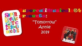 Tomorrow  Lyrics Annie 2014 [upl. by Terrej247]