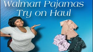 Walmart Pajamas ￼Try On Haul 🩵 [upl. by Asimaj]