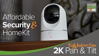 Eufy Indoor Cam 2K Pan amp Tilt  Compelling HomeKit Security Camera [upl. by Eicram865]